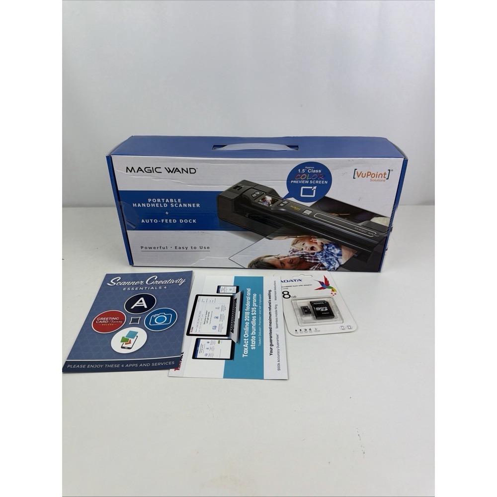 VuPoint Magic Wand Portable Handheld Scanner PDSDK-ST470-VP New In Box